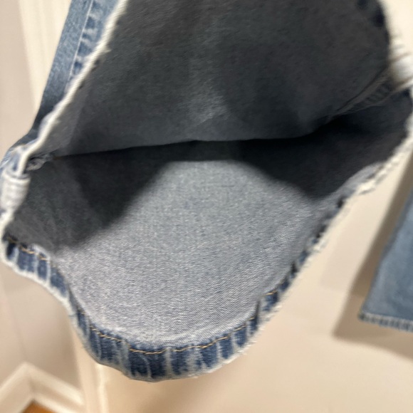 Vintage Levi 519 ‘04 Y2K Low Stretch Flare Jeans Juniors Size 9 JR M Dark Wash. - Picture 11 of 14